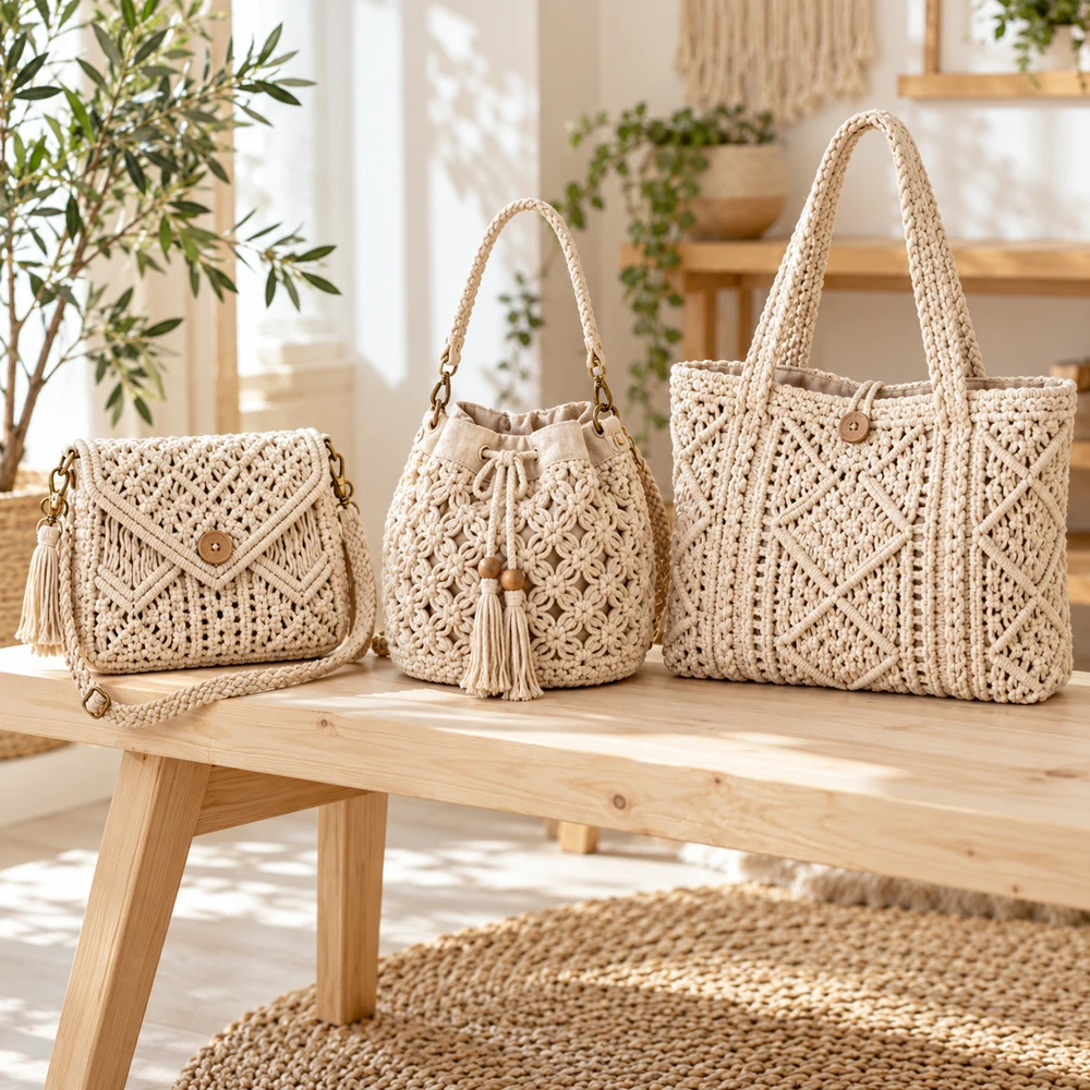 Square product preview of the Everyday Shoulder Bag: Three Styles digital pattern collection