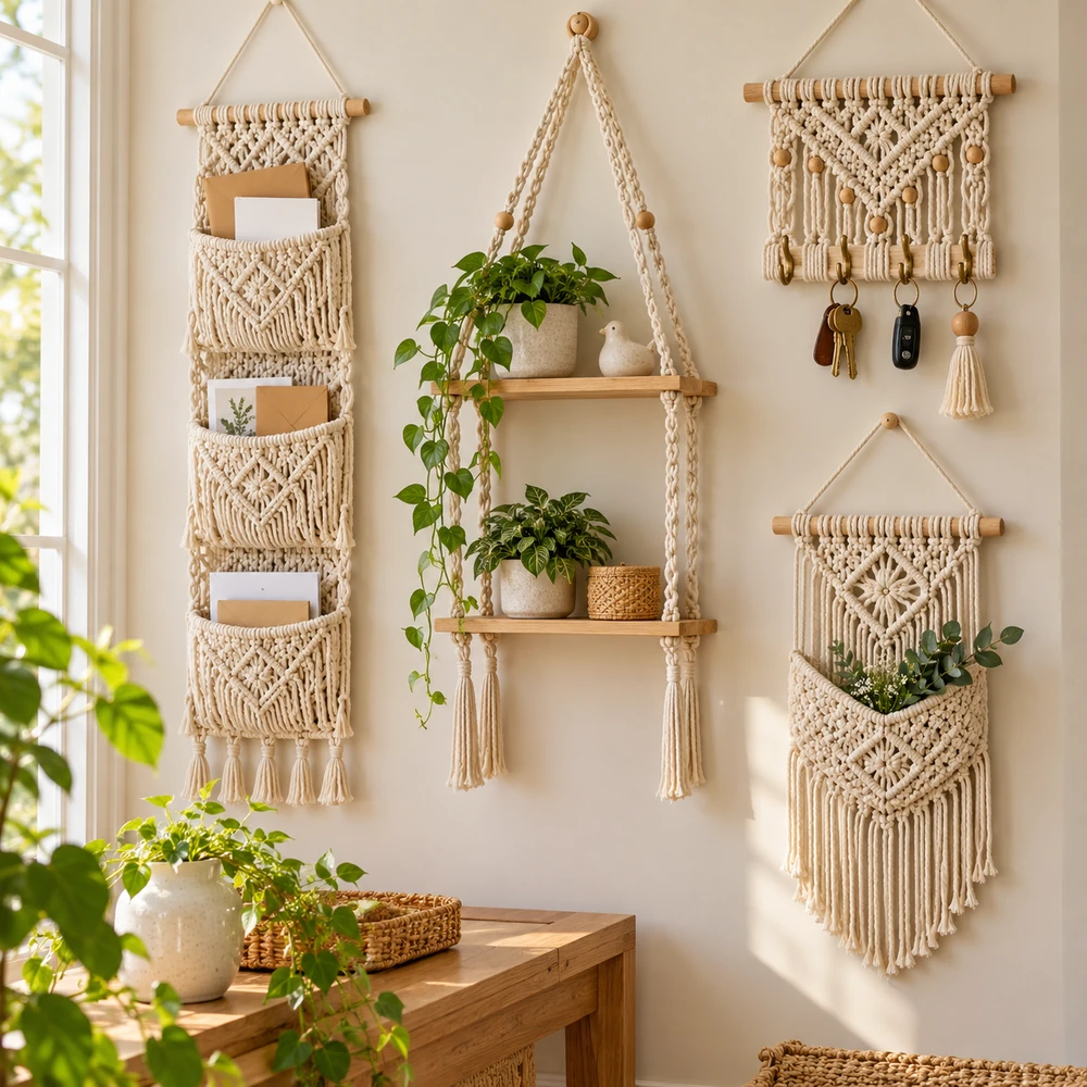 Square product preview of the Functional Wall Hanging: 4-in-1 Collection digital pattern collection